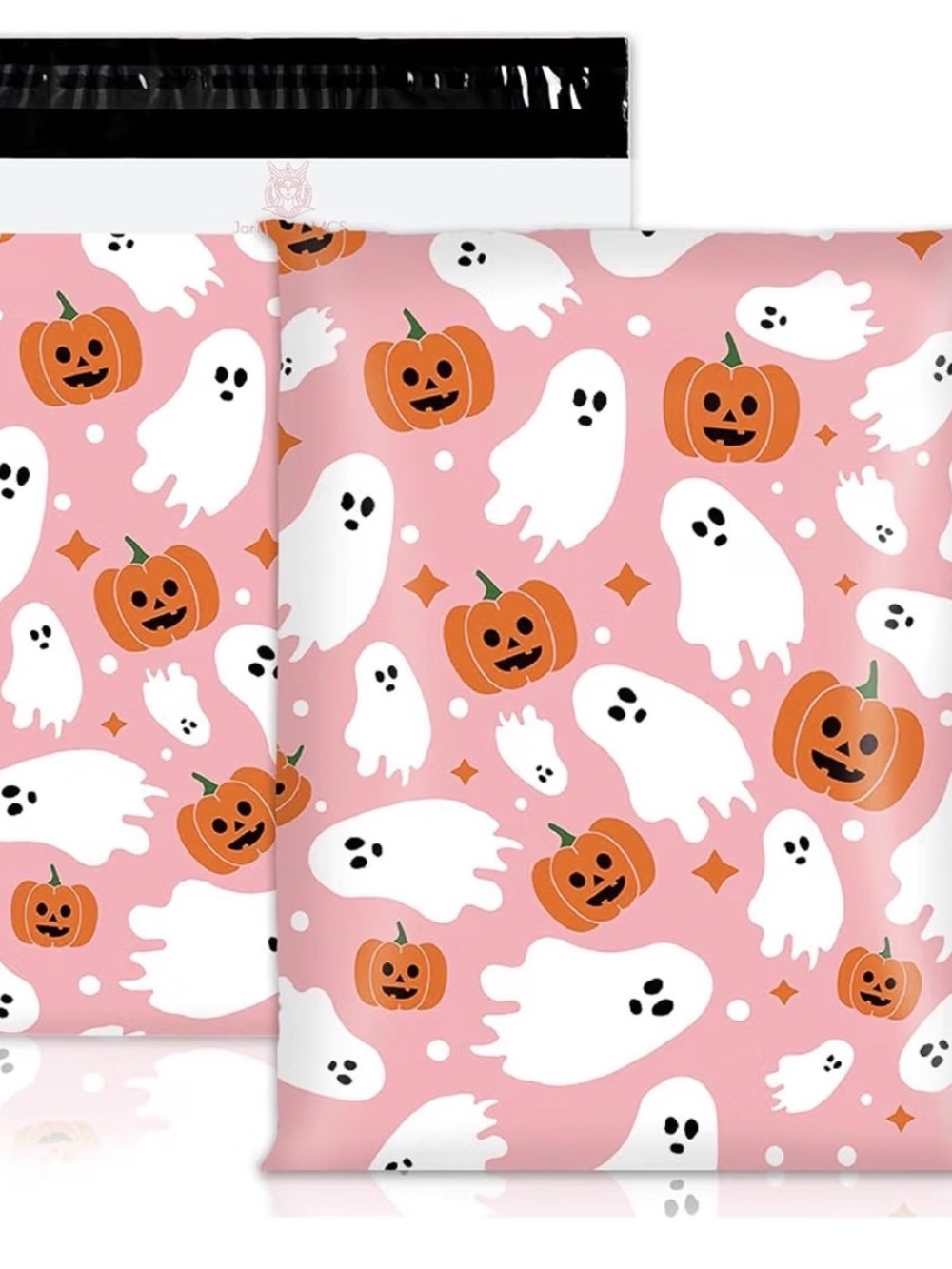 Halloween Ghost & Pumpkin 🎃 Poly Mailers Set of 10